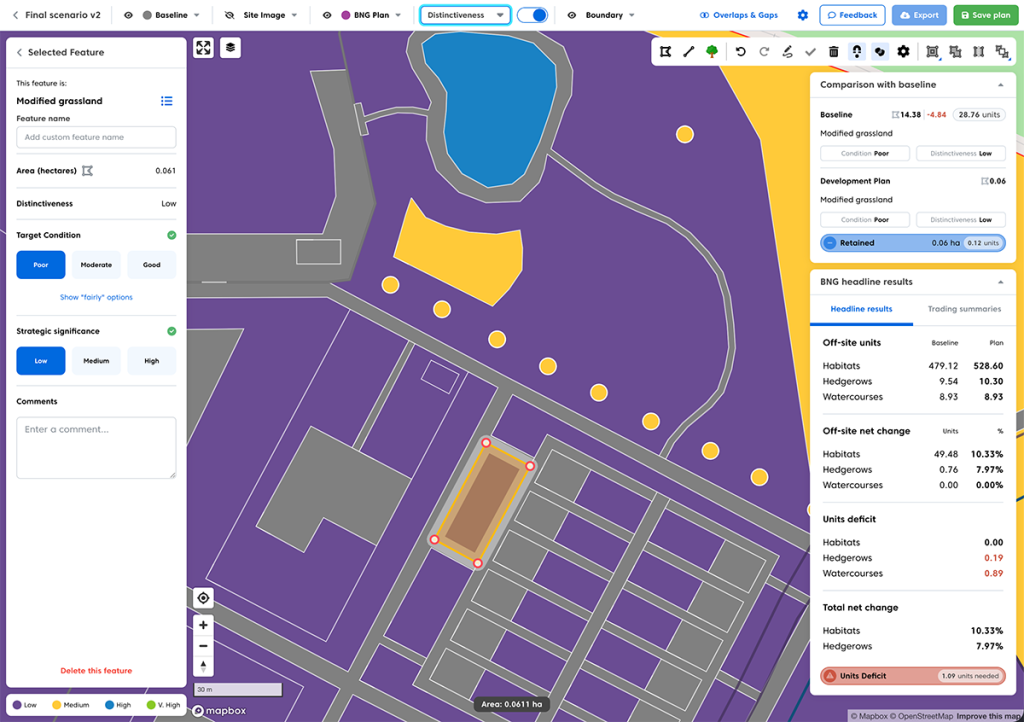 Distinctiveness Map Visualisation